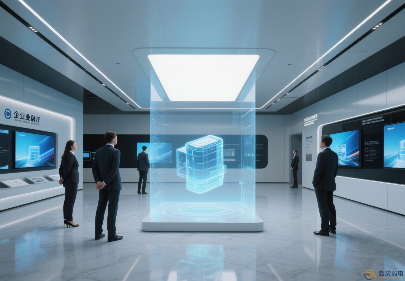 企業展廳全息多媒體虛實結合展示解決方案